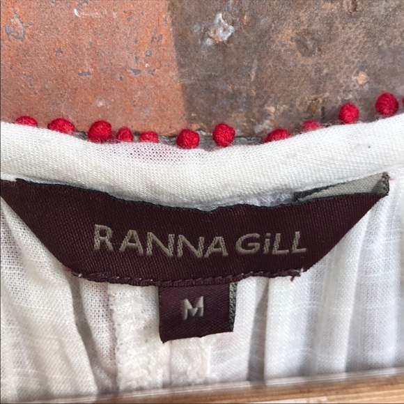 Anthropologie Ranna Gill Floral Embroidered Dress - Picture 2 of 8